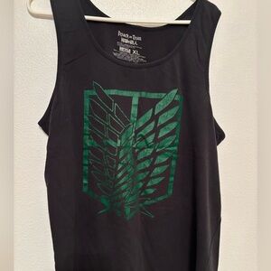 Attack on titan tank top Xl